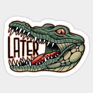 Later alligator Sticker